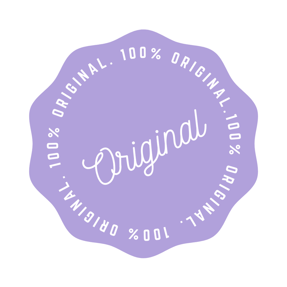 A Trust Badge With Writing 100% Original