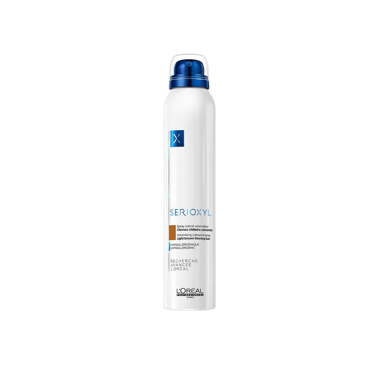L'Oréal Professionnel Serioxyl Coloured Spray Light Brown 200mL Aerosol Spray