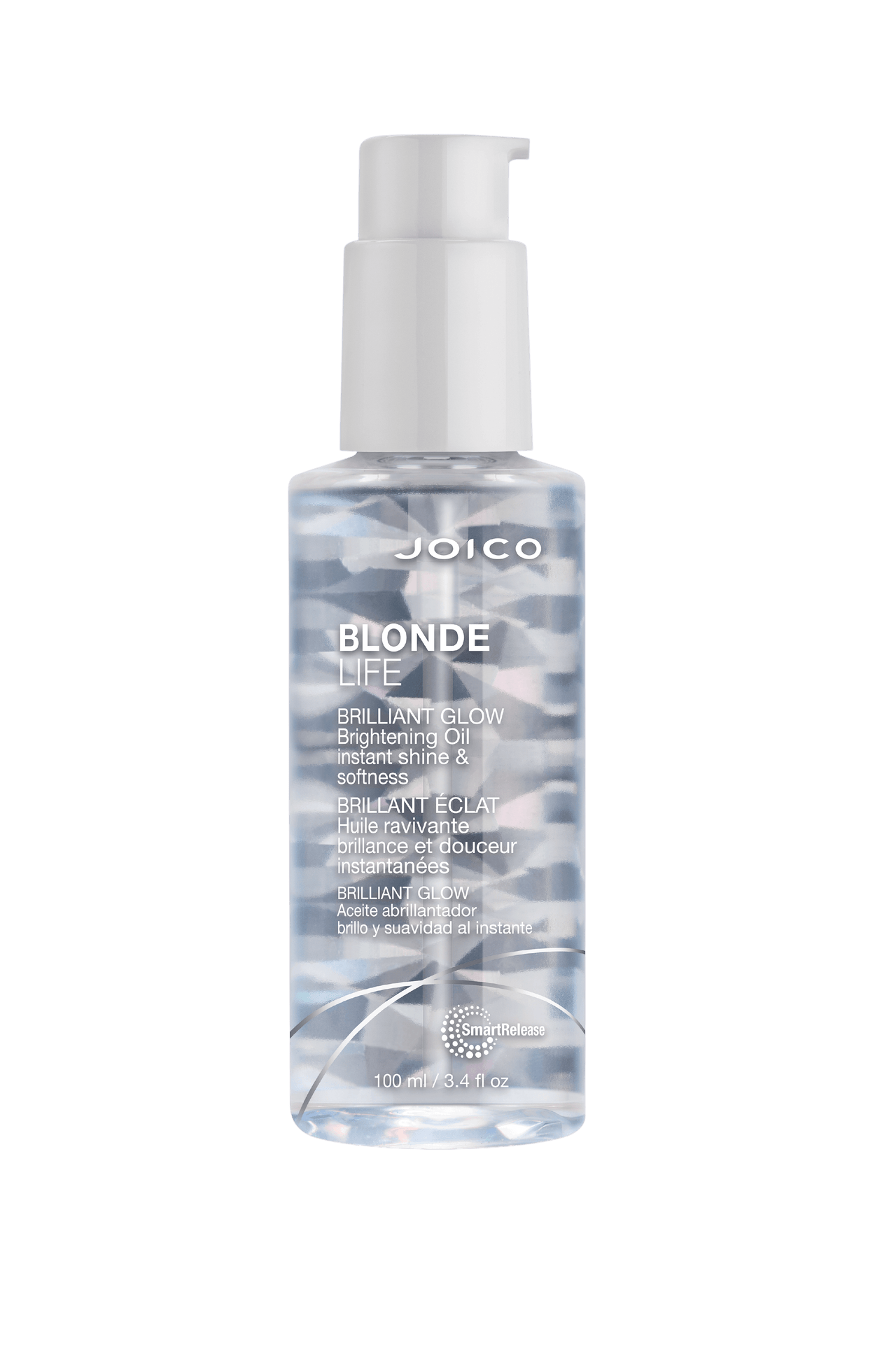 Joico Blonde Life Brilliant Glow Oil 100mL Pump Bottle